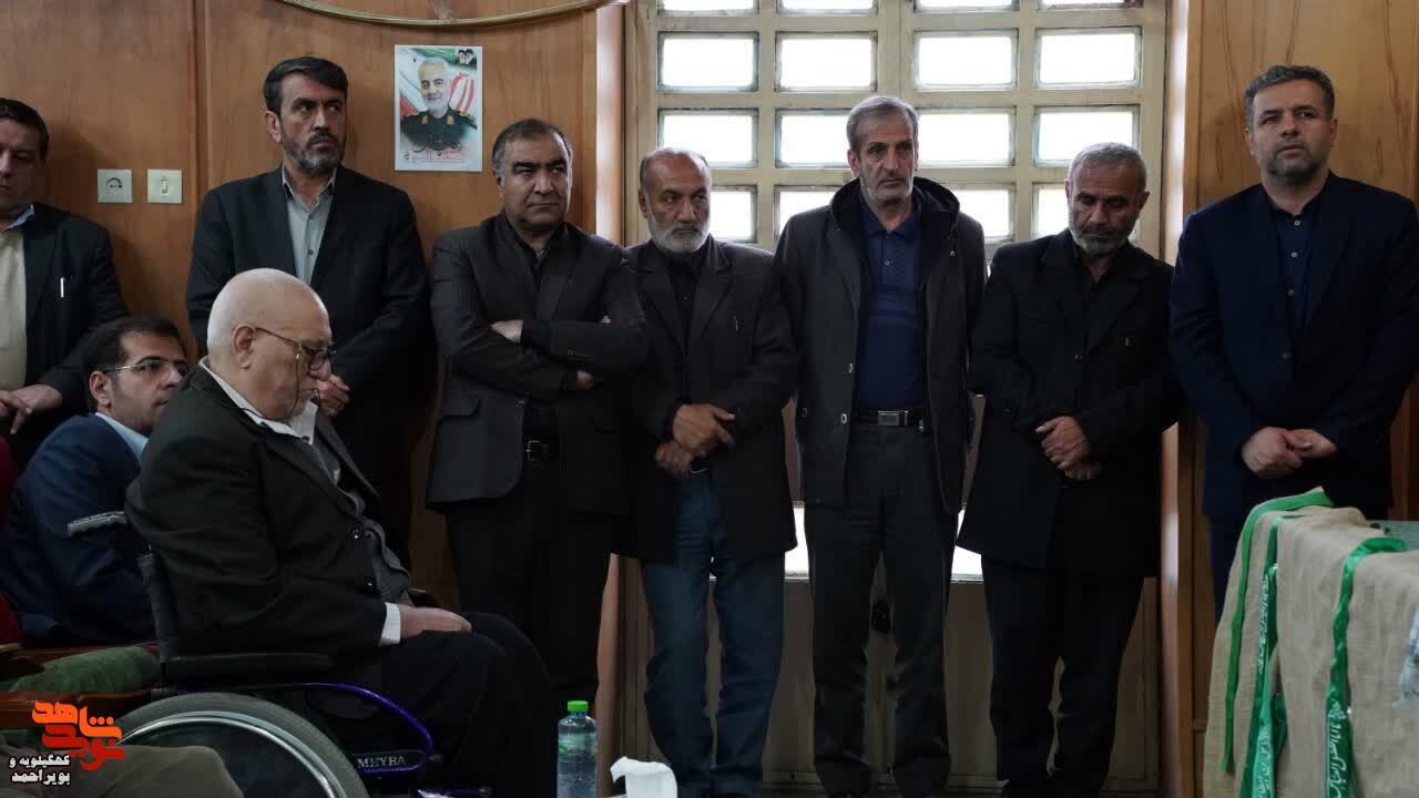 آیین بزرگداشت جانباز  شهید سید علی فردوسیان در یاسوج برگزار شد
