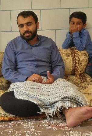 دیدار خبرنگاران کرمانی با جانباز مدافع حرم/ یک پایم در حلب ماند دیدار خبرنگاران کرمانی با جانباز مدافع حرم/ یک پایم در حلب ماند