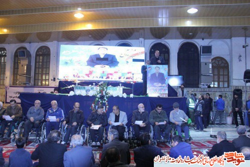 برگزارى مراسم وداع با پیکر شهید «سید مصطفی علمدار» در مصلای ساری برگزارى مراسم وداع با پیکر شهید «سید مصطفی علمدار» در مصلای ساری