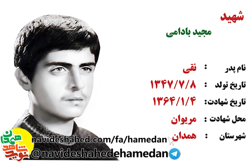زندگینامه شهید مجید بادامی زندگینامه شهید مجید بادامی