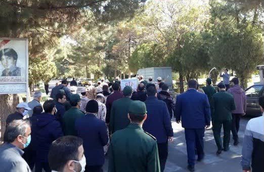 تشییع پیکر مطهر شهید حسن نیک باف شاندیز در مشهد مقدس تشییع پیکر مطهر شهید حسن نیک باف شاندیز در مشهد مقدس