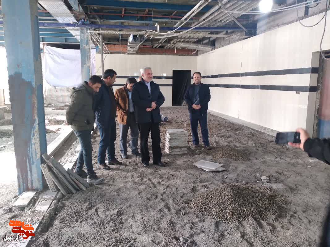 مدیرکل بنیاد شهید و امور ایثارگران استان اردبیل از پروژه توانبخشی ایثار بازدید کرد