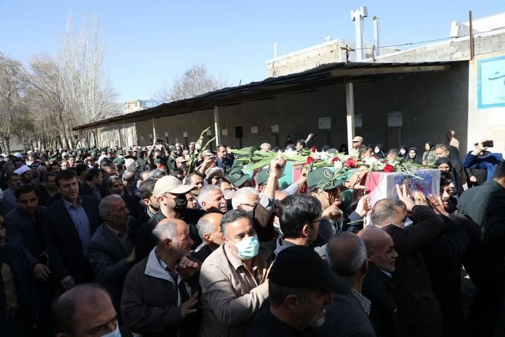 پیکر شهید «میلاد حیدری» در زادگاهش به خاک سپرده شد