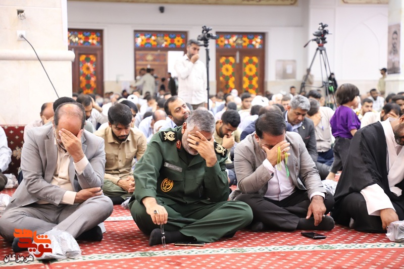 برگزاری مراسم سالگرد شهادت شهید «خلیل تختی‌نژاد» در مسجد جامع بندرعباس