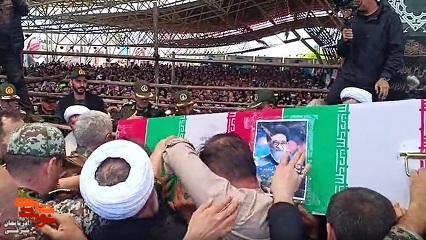 پیکر آیت الله آل هاشم به خاک سپرده شد+تصاویر