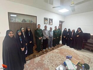 دیدار و سرکشی از خانواده شهید والامقام «علی کمال‌زاده» در بندرلنگه