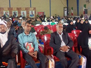 یادواره ۳۲ شهید حوزه مقاومت بسیج در میناب برگزار...