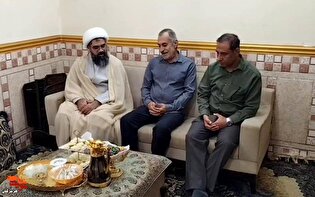 دیدار و سرکشی از آزاده و جانباز «حسن حلفی»