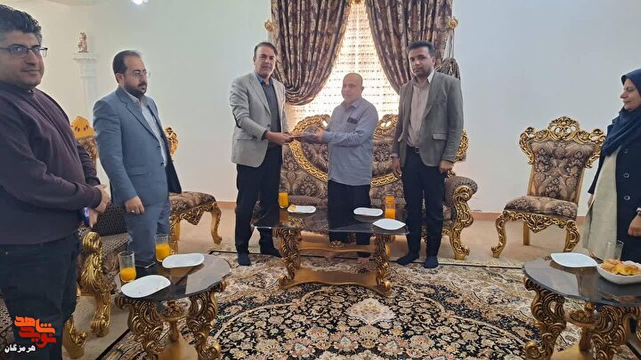 دیدار و تجلیل از جانباز گرانقدر «محمد صالحی» +تصاویر