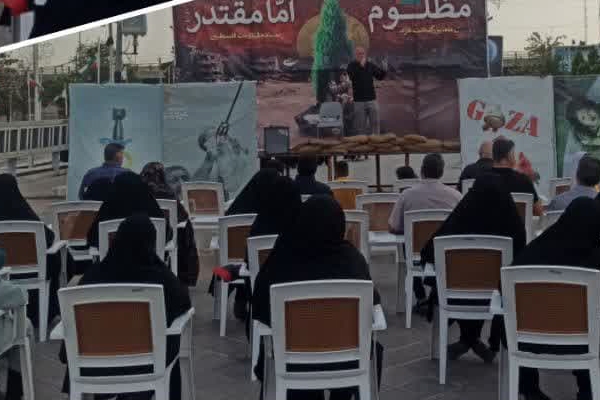 برنامه روایتگری شهدایی در گلزار مطهر شهدای شهر قزوین برگزار شد
