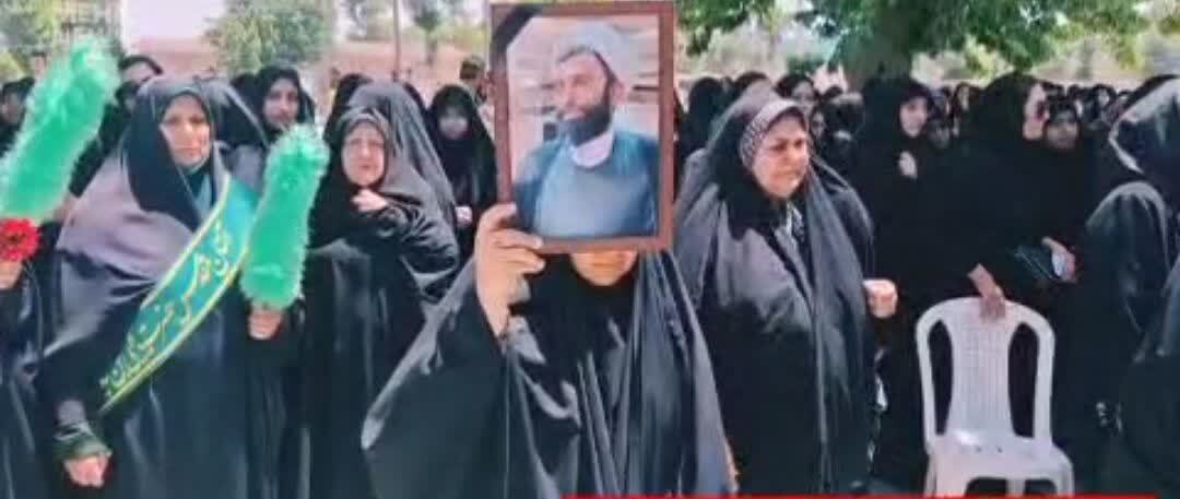 کلیپ/ آیین تدفین پیکر پنج عضو خانواده شهید اهل خراسان شمالی