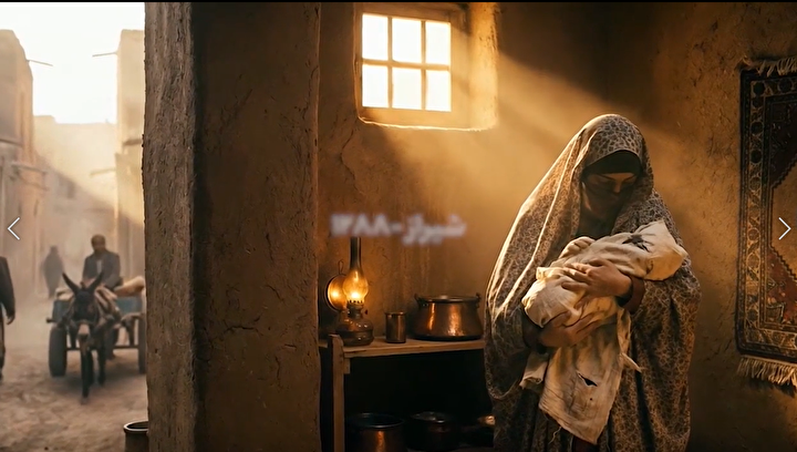 نوری در کوچه‌های کهن شیراز درخشید