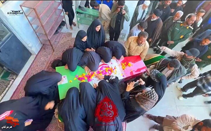 خمینی‌شهر بشاگرد میزبان پیکر شهید گمنام شد