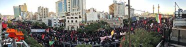 عکس/ حضور میلیونی مردم در تشییع پیکر مطهر امام شهید خامنه‌ای
