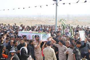 مراسم تشییع پیکر مطهر شهید «محمدجواد روان‌فر»...