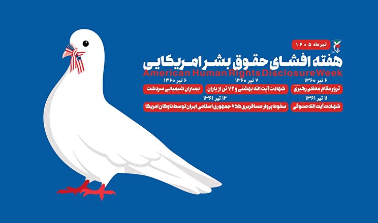 پوستر/ هفته افشای حقوق بشر آمریکایی