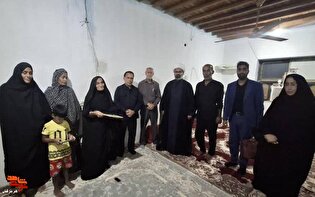 دیدار با خانواده شهدای جاویدالاثر جنگ رمضان در...
