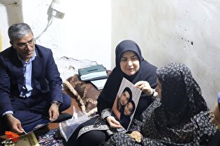 مهاجرانی با خانواده شهدای حمله جنایتکارانه آمریکا...