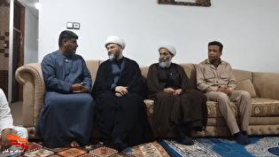 حضور رئیس سازمان تبلیغات اسلامی در منزل خانواده...