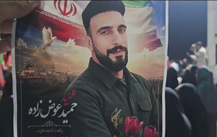 تشییع پیکر یکی از شهدای حمله شب گذشته آمریکا به لارک در بندرعباس
