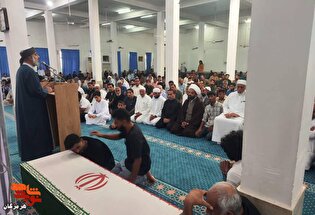 تشییع پیکر شهید «آسیه ملایی‌نژاد» در بندر پل با...