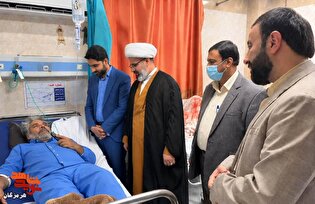 عیادت مسئولان بندرعباس از جانباز دوران دفاع مقدس...