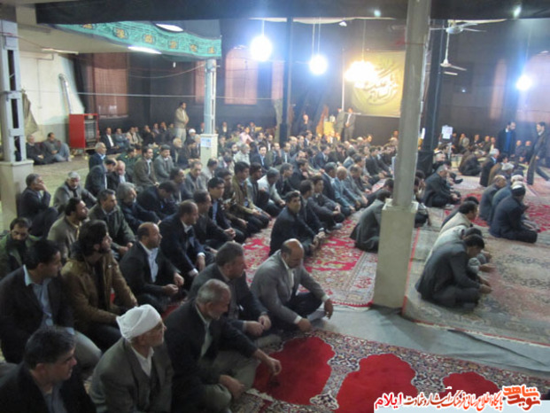 مراسم یادبود شهید نعمت نظری فرمانده ومسئول پاکسازی میادین مین شهرستان دهلران 