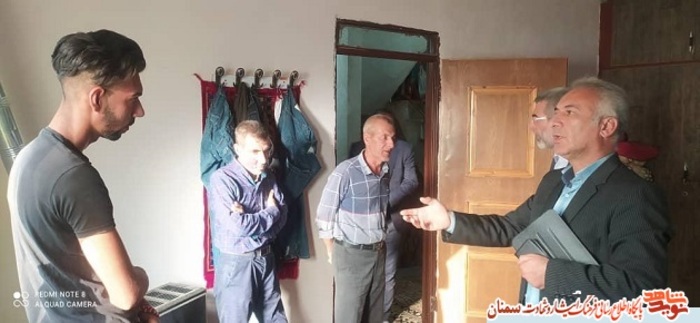 دیدار مدیرکل بنیاد شهید استان سمنان با خانواده معزز شهید والامقام جانباز گرانقدر ۶۰ درصد علی رحمانی - ششم تیرماه ۱۴۰۰ روستای حسین آباد کالپوش