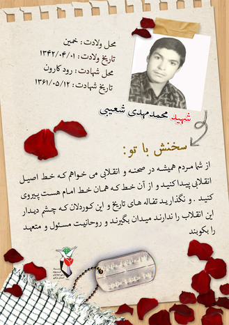 شهید محمد مهدی شعیبی
