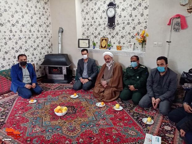 دیدار مسئولان شهرستان آرادان با مادر معزز شهید والامقام محمدعلی شاهحسینی - بیست و هفتم دیماه ۱۴۰۰ شهرستان آرادان