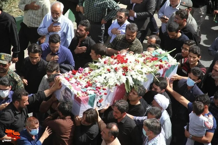 مراسم تشییع پیکر مطهر شهید اقتدار دفاعی مهندس محمد عبدوس - بیست و چهارم خردادماه ۱۴۰۱ از معراج شهدا تا امامزاده اشرف شهرستان سمنان