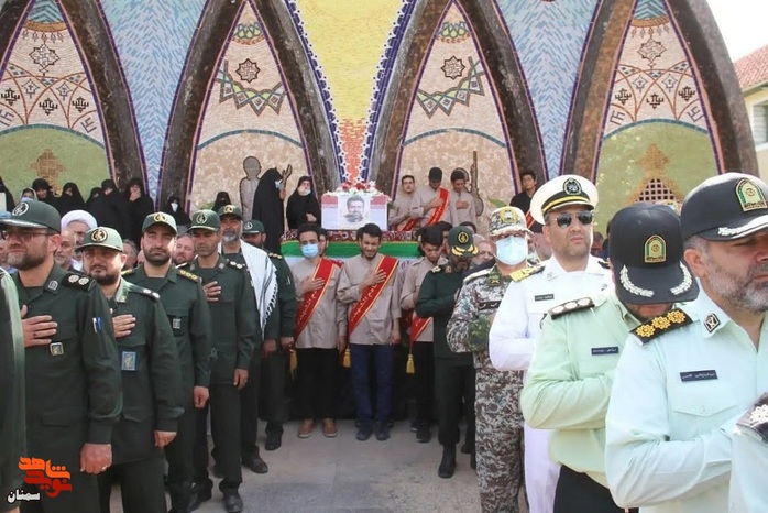 مراسم تشییع پیکر مطهر شهید اقتدار دفاعی مهندس محمد عبدوس - بیست و چهارم خردادماه ۱۴۰۱ از معراج شهدا تا امامزاده اشرف شهرستان سمنان