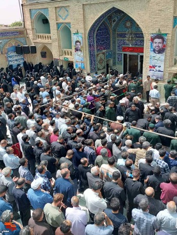 مراسم تشییع پیکر مطهر شهید اقتدار دفاعی مهندس محمد عبدوس - بیست و چهارم خردادماه ۱۴۰۱ از معراج شهدا تا امامزاده اشرف شهرستان سمنان 