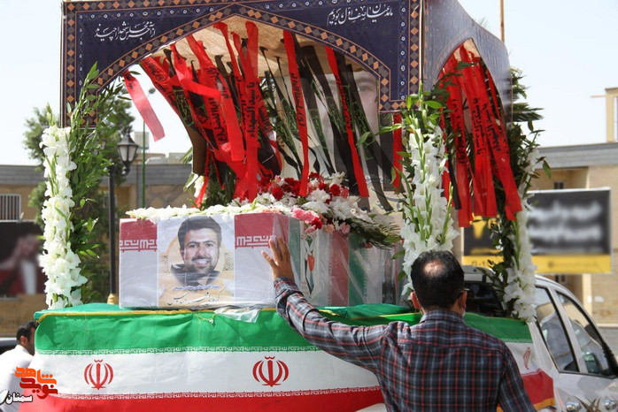 مراسم تشییع پیکر مطهر شهید اقتدار دفاعی مهندس محمد عبدوس - بیست و چهارم خردادماه ۱۴۰۱ از معراج شهدا تا امامزاده اشرف شهرستان سمنان