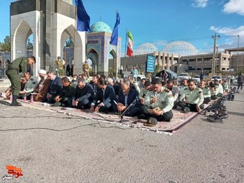 تجدید میثاق حافظان امنیت وطن با آرمانهای والای شهدا- سیزدهم مهرماه ۱۴۰۲ گلزار شهدای فردوس رضای شهرستان دامغان