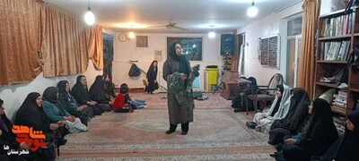 نمایش مسجدی «رهروان شهدا» در حسینیه حرم شهدا واقع در شهرک واوان شهرستان اسلامشهر